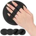 4 Pcs Round Exfoliating Glove, Skin Cleaner Silicone Exfoliator Polishing Mitt Body Scrubber Dead Skin Buffing Treatment for Shower Spa