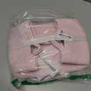 Woven Cotton Rope Storage Basket with Handles for Organizing Shelves Closet Small Cat Dog Pet Toy Baskets Box Bin Decorative Rectangle Baby Nursery basket Gift Basket Empty Light pink