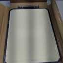 SNOWCLAD Stainless Steel Cutting Board,Double Sided Steel Bread Boards for kitchen,Stainless Steel/Wheat straw pp Large Board for meat,non toxic Chopping,16 * 11 Inch,Dishwasher Safe