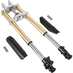 Complete 45mm/48mm Front Fork Shocker and Triple Clamp Handlebar Riser Set for Dirt Pit Pro Trail Bike Motocross Upside Down Shocker 110cc 125cc 150cc