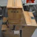 Gray Curved Dog Stairs Ramp for High Beds 28.7" H, 5-Step Dog Steps for Small Dogs and Cats, Pet Stairs for High Bed Climbing, Non-Slip Balanced Pet Step