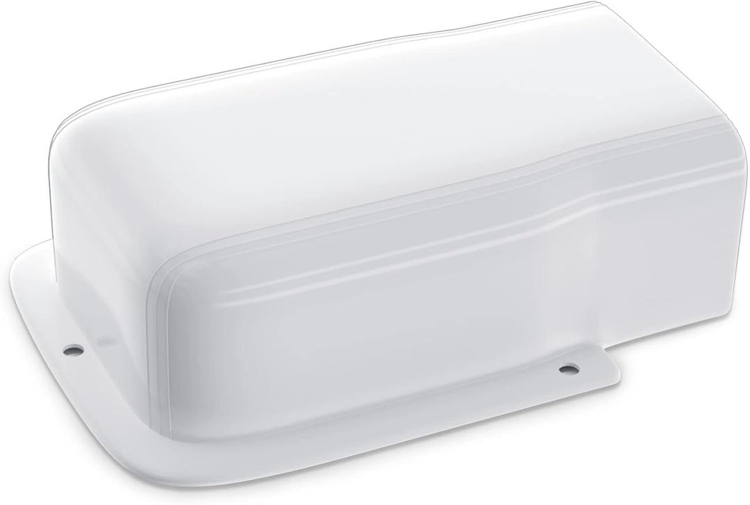 4" Entry Wall Cover Line Cover Set Parts PVC Accessory for Decorative for Ductless Mini Split, Central AC and Heat Pumps (4 inch)