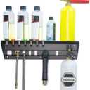 Pressure Washer Gun Holder with Shelf,Foam Cannon Holder for Pressure Washer Wand,Pressure Washers Nozzle Tips,Soap Bottle Holder, pressure washer parts & accessories & attachments Storage Rack