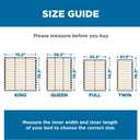 Meliusly Full Size Bunkie Board (53.3x74.3) - Heavy Duty Wood Bed Slats