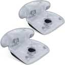 COOLBEBE Infant Car Seat Protector for Potty Training, 2 Pack Dry Waterproof Car Seat Liner Toilet Training for Baby Infant Toddler, Piddle Pads Cover Car Seat Pad for Strollers & Carseat (Grey,2PC)