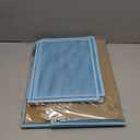 Marbrasse Paper Organizer Letter Tray, 9 Tier Mesh File Organizer with Handle, Paper Sorter Desk Organizer for Home Office Supplies - Blue