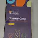 Special Supplies Sensory Zoo Tactile Animal Pads, 12 Set, Stimulation for Kids, Supports Autistic and Processing Challenges, Calming and Stimulating Early Learning Play, Includes Velvet Travel Bag
