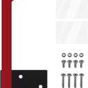 Merear Mailbox Flag Replacement Kit, Galvanized Steel Flag for Mailbox, Mailboxes Accessories, Two-Way Installation Methods for Wood, Wall, Metal, Stone, Mailbox