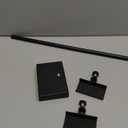 Adjustable Tabletop Easel Stand, Picture Easels for Display Up to 17" H, Black Metal Picture Frame Holder Stand Table for Art, Photo (1 Pack)