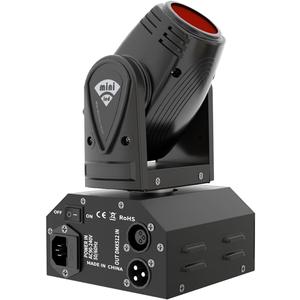 SHEHDS Moving Head Mini LED 10W RGBW 4in1 Beam Effect Stage Lights - Professional 11/13 DMX Channels Sound Activated DJ Lights for Disco Club Party Dance Wedding - 1 Pack (10W Beam Effect-1Pack)