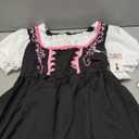 Bavarian Oktoberfest Costume Outfit Girls German Dirndl Beer Costume Dress Halloween German Maid Cosplay Dress Kids (2-4 Years, Pink)