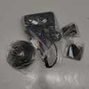 Slopehill Professional Ionic Hair Dryer, Powerful 1800W Fast Drying Low Noise Blow Dryer with 2 Concentrator Nozzle 1 Diffuser Attachments for Home Salon Travel (Black)