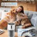 Smart Air Purifiers for Bedroom Home with Timer and Schedule, Cover 2200 Ft²and Quiet Sleep Mode, Washable Pre-Filter, WiFi HEPA Air Purifier For Remove Home Pets Odors, Smoke, Dust (White)