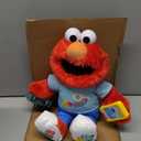 Sesame Street 13-inch Learning Elmo Plush Stuffed Animal with 50+ Phrases, Lights, Sounds, & Motion, Learning and Education, Kids Toys for Ages 18 Months by Just Play