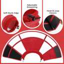 Dog Cone Collar for After Surgery Recovery, Soft Adjustable Elizabethan Collar for Small Medium Large Dogs, Comfortable Anti-Lick Cone for Wound Healing (Red XL)