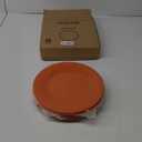 Melamine Beaded Dinner Plate Set of 6, 11inch, Fall, BPA Free, Platter, Serving Dishes, Chip & Break Resistant, Lightweight, Durable, Great for Dining, BBQs, Picnics, Weddings & Everyday Meals