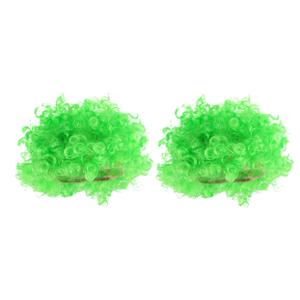 Green Wig Women Party Performance Wig Curly Hair Accessory for Celebration