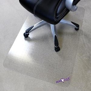 Marvelux Office Chair Mat for Carpeted Floors, Heavy Duty Polycarbonate for Medium Pile Carpets, Rectangular 36" x 48" Clear Carpet Protector, Clear