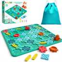 Logical Road Builder Games, STEM Family Board Game, Large Educational Smart Brain Teasers Puzzles Toys, Preschool Learning Early Montessori Birthday Gifts for Kids Boys Girls Age 4-8 Year Old