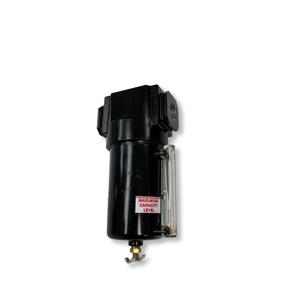 3/4" NPT Coalescing Oil Removing Filter for Industrial Applications, 10oz Metal Bowl, F5 (225 PSI, Manual Drain)
