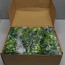 6FT Eucalyptus Garland with Flowers, 4 Pack Greenery Hanging Spring Eucalyptus Garland Suitable for Table Wedding Backdrop Arch Wall Party Thanksgiving UV Protected Indoor Outdoor Decorations