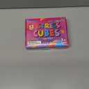 12 Pack Slow Rising Stress Cube, Dough Stress Balls Squishy Fidget Toys for Anxiety Relief, Soft Fidget Cube, Pull Stretch Squishy Toys for Classroom Prize, Party Favors for Kids Adults