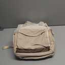 LOVEOVOOK 15.6 Inch Laptop Backpack for Women, Large Capacity Travel Backpack with USB Charging Port, Waterproof Work Backpack for Business, College, Nursing & Airline Travel,Nude White (Beige-nude-coffee)