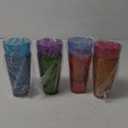US Acrylic Optix Plastic Reusable Drinking Glasses (Set of 8) 20oz Water Cups in Jewel Tone Colors | BPA-Free Tumblers, Made in USA | Top-Rack Dishwasher Safe