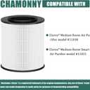 12030 Filter Replacement, Compatible with Clorox Medium Room Air Purifier 11030 & 11031, 1,000 Sq. Ft. Capacity, 2Pack (12030 Filter)
