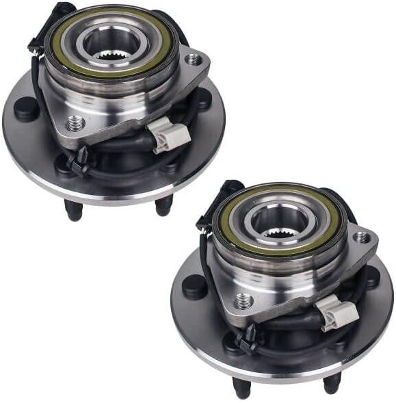 PAROD 515036 2PCS 4WD/AWD Front Wheel Hub Bearing Assembly Compatible with Cadillac Escalade, Chevy Avalanche 1500, Express, Silverado, Tahoe, Suburban, GMC Savana, Yukon, Sierra w/ABS, 1pk