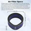 Air Filter E-3226 12-579 Compatible with Harley S&S E & G shorty/S & S E & G Series Carbureted Harley S&S ULTIMA JAMMER Motors with S & S E & G Carbs/Gilroy Indian with the S&S engines 1998-2004