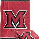 LOGOVISION Official Collegiate Primary Logo Collection Silky Touch Super Soft Throw Blanket Collection (36" x 58", Miami University (Oh))