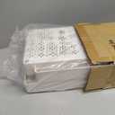 LEHOM Slim Rolling Storage Cart - 4 Tiers Bathroom Organizer Utility Cart Slide Out Storage Shelves Mobile Shelving Unit for Kitchen, Bedroom, Office, Laundry Room, Small Narrow Spaces (7.1" W+White)