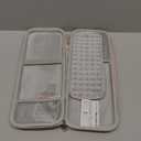 Geekria Hard Shell Travel Carrying Case, Compatible with Logitech K380/k380s Keyboard +M350/M350s Mouse, Pebble 2 Combo, Protective Travel Bag (Pink)