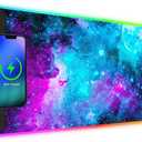 ToLuLu RGB Gaming Wireless Charging Mouse Pad, 5/7.5/10/15W 10 Light Modes, Large