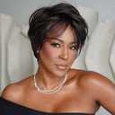 Pixie Cut Wigs with Bangs Human Hair for Black Women Non Lace Full Machine Made Glueless Rose Net Cap Short Straight Pixie Wig Brazilian Virgin Glueless Bob Wig Human Hair Short Layered Wigs For Women