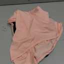 icyzone Yoga Tops Workouts Clothes Activewear Built in Bra Tank Tops for Women (M, Pale Blush)