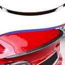 Rear Spoiler for Tesla Model 3 2017-2024 2025 ABS Rear Trunk Lip Spoiler Tail Wing (Glossy Black)