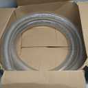 Geowaky 1"id-10 10/6ft PVC Reinforced Tubing Steel Wire Suction Flexible Hose Vinyl Tubing Heavy Duty PVC Vacuum Hose Drain Fuel Oil Gas Water for Marine Bilge Pump Pond Spa