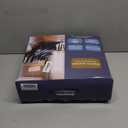 Electric Heated Blanket, Soft Flannel Fabric Heating Blanket Features 5-Level Temperature Adjustment Machine Washable ETL Certified Double-Sided Heating (Blue & White)