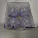 Lansinoh Anti-Colic Baby Bottles for Breastfeeding Babies, 8 Ounces, 4 Count, Includes 4 Medium Flow Nipples, Size Medium