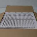 SNSLXH 5 Pack Stackable Closet Storage Basket, Multifunctional & Foldable Closet Organizer for Bathroom Kitchen Laundry Room Wardrobe Storage, Space-Saving Clothes Storage Drawer Organizer, White