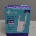 TP-Link AC1200 WiFi Extender, 2025 Wirecutter Best WiFi Extender, 1.2Gbps Home Signal Booster, Dual Band 5GHz/2.4GHz, Up to 1600 Sq.ft and 32 Devices, EasyMesh Compatible, One Ethernet Port (RE315)