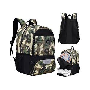 Youth Soccer Bag-Soccer Backpack&Backpack for Football Basketball,with Ball Compartment Separate Cleat Package