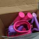 Jovizo Toddler Golf Set for Girls Boys 2 3 4 Years Old, Upgraded Kids Golf Cart with 3 Clubs & 8 Balls, Outdoor Indoor Sports Toys Birthday Gift, Pink