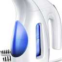 HiLIFE Steamer for Clothes, Portable Handheld Clothing Steamer, 240ml Big Capacity, 700W, Strong Power, Fabric Quick Wrinkle Remover with Brush for Home, Office(ONLY 120V) -Blue