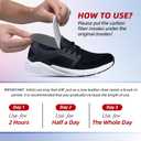 Carbon Fiber Insole for Men & Women 1 Pair: 1.5mm Thick Rigid Shoe Insert for Morton's Toe, Turf Toe, Hallux Rigidus & Arthritis - Alternative to Post Op Shoe(275mm)