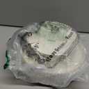 60 Pcs Ivory Plates, Beaded Design Disposable Plastic Plates for 30 Guests, Fancy Party Dishes 7.5 inch Dessert Plate and 10 inch Dinner Plate for Thanksgiving, Party, Bridal Shower