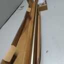 Ivilon Drapery Window Curtain Rod - End Cap Style Design 1 Inch Pole. 28 to 48 Inch Color Warm Gold