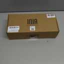 INIA 3-in-1 Red Light Therapy for Face and Neck Beauty Device for Puffiness & Skin Firming Skincare Tool (Black)